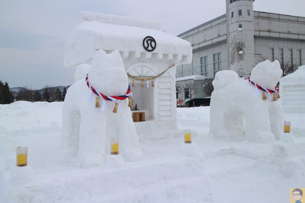 秋田県湯沢市 犬っこまつり お堂っこや犬っこの雪像と美味しいご当地グルメ満喫の冬まつり たまねこトラベル